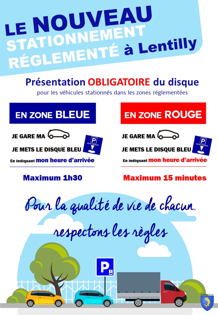 Zone bleue : pensez à mettre votre disque ! - Site officiel de la commune  de Sanguinet