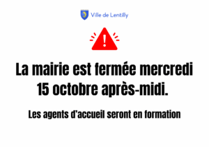 mairie fermée 15.10