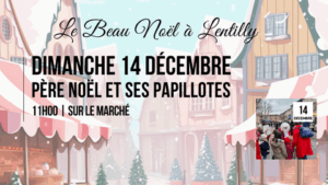 pere noël sur le marché