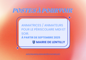 postes à pourvoir
